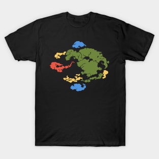 Avatar Map Color T-Shirt